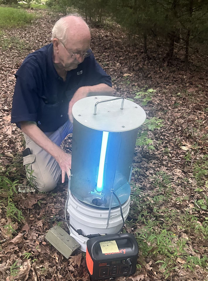 Richard with UV trap